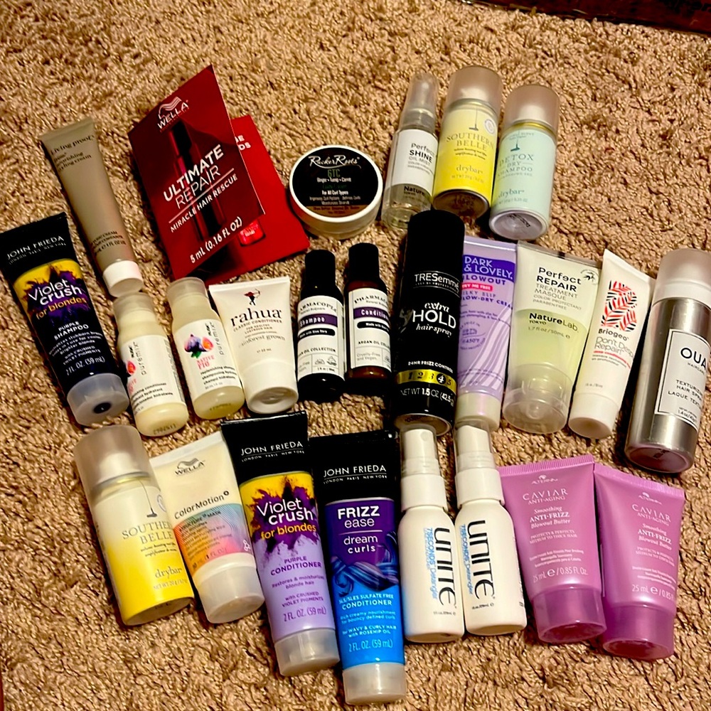 30 pc Designer Hair Haircare Deluxe Samples Sephora Ulta Salon Lot Set Bundle